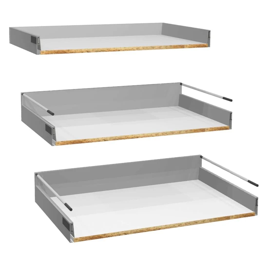 3 Drawer Base Pack 2 Of 2 800Mm