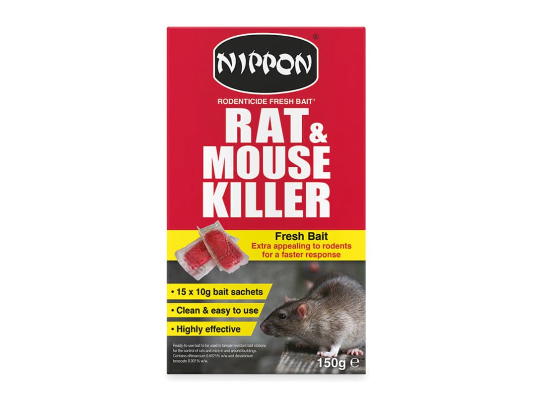 Vitax Nippon Rodenticide Fresh Bait 15 x 10g 5NRFB150