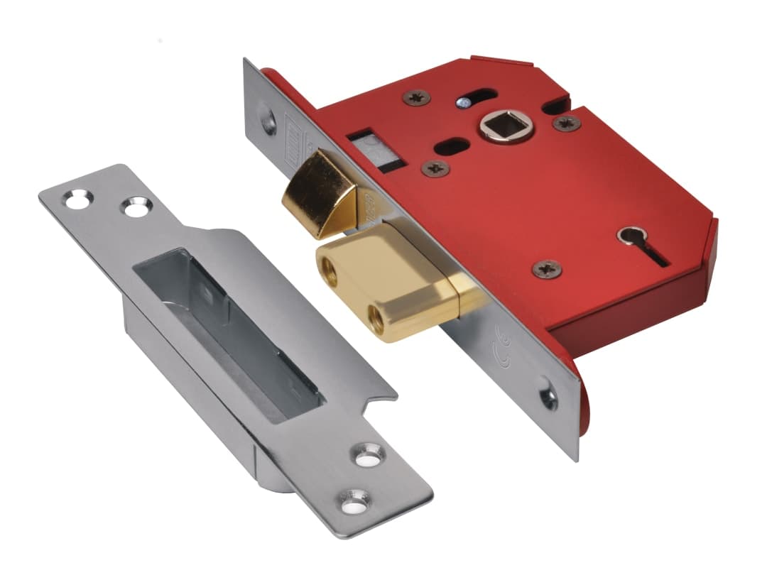 UNION StrongBOLT 2205S 5 Lever Mortice Sashlock Stainless Steel 81mm 3in Visi Y2205S-SS-3.0
