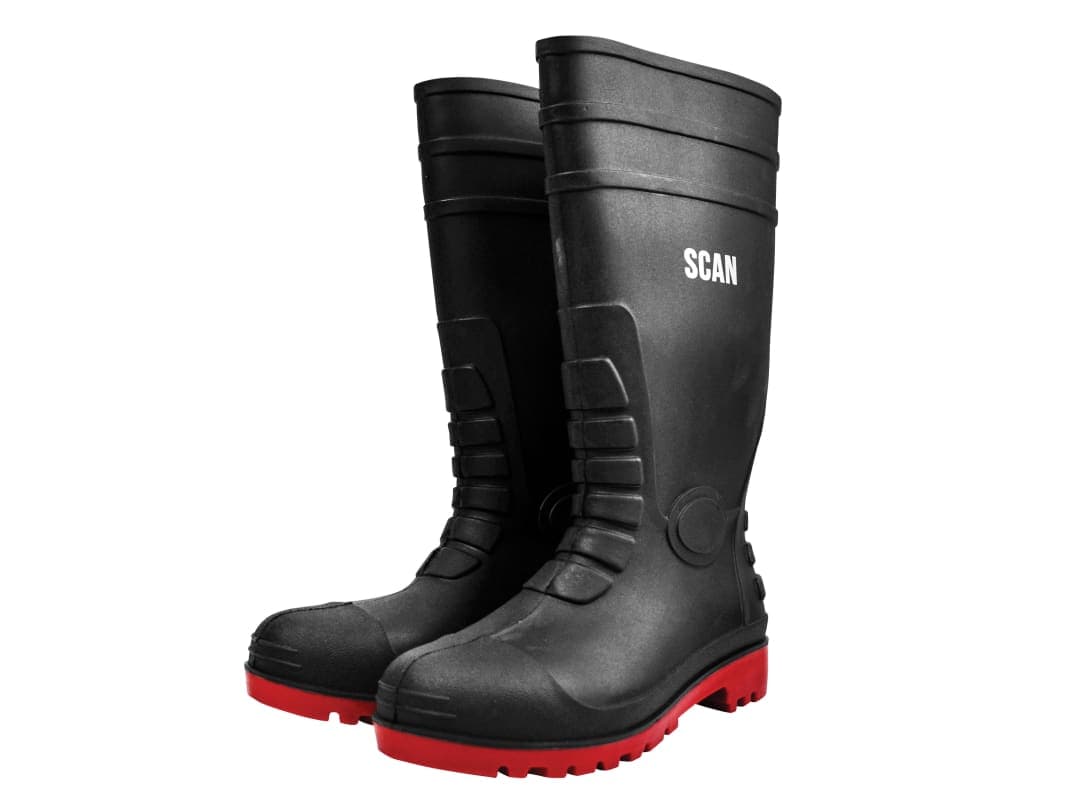 Scan Safety Wellingtons UK 12 EUR 47 W-6038 BLACK