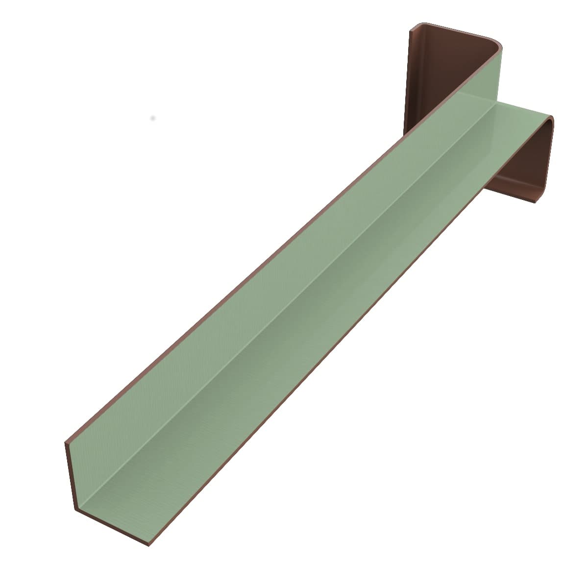 Chartwell Green Woodgrain Fascia Internal Corner Trim - 300mm