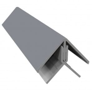 Weatherboard Cladding Two Part External Corner - Storm Grey