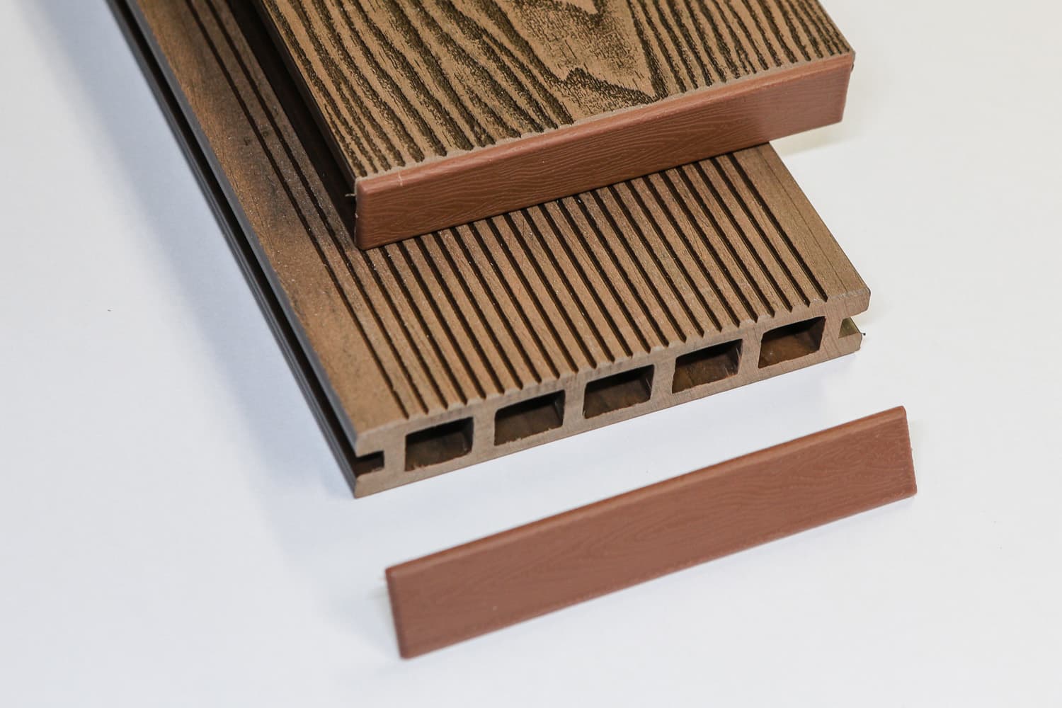 Composite Decking End Caps Walnut