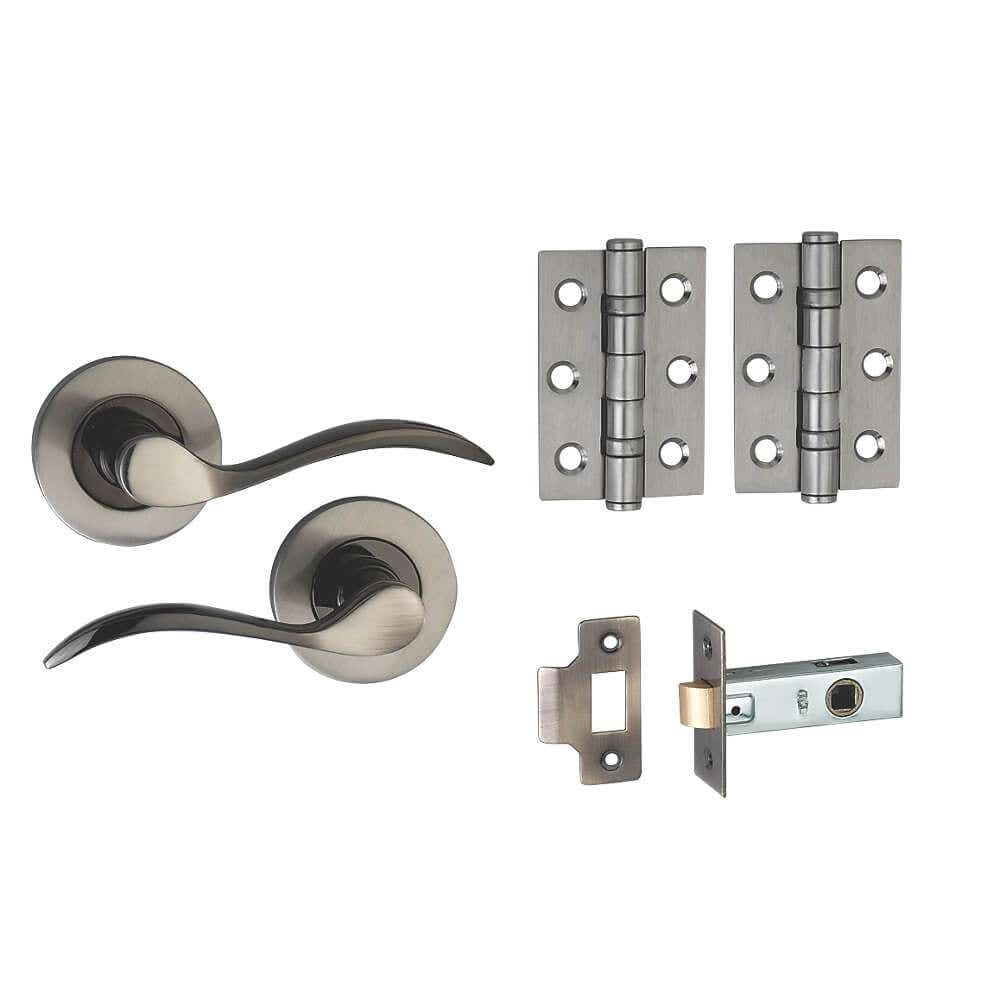 Berkeley Lever on Rose Door Handle Pack - Dual Tone - Designer Levers