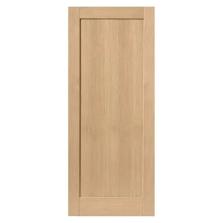 Etna Shaker Style Oak Internal Fire Door With One Recessed Panel - Unfinished - FD30 - 44 x 1981 x 686mm