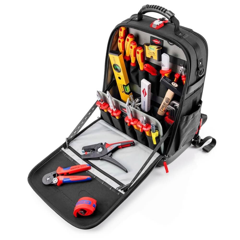 Knipex 00 21 50 E Tool Backpack Modular X18 Electric 22 Parts 530Mm each 1 13175