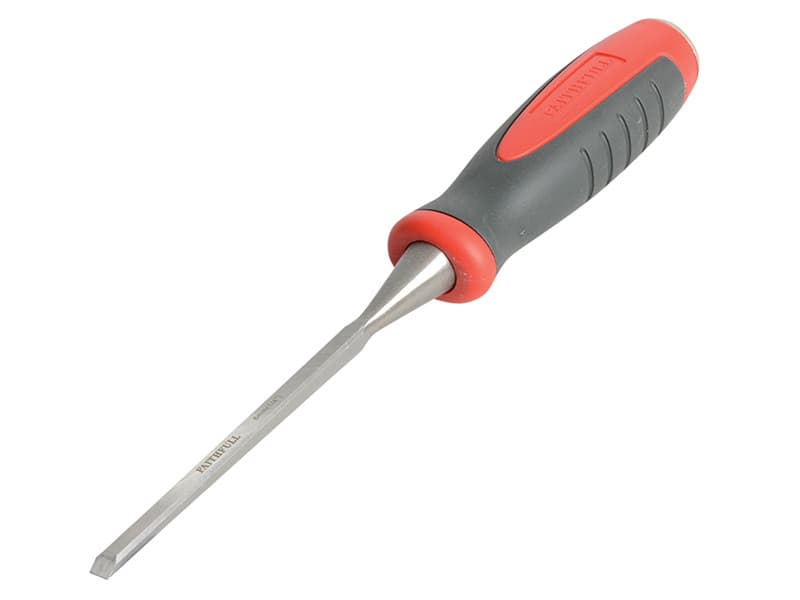 Faithfull ERKX2006 Bevel Edge Chisel Red Soft Grip 6Mm (1/4In)