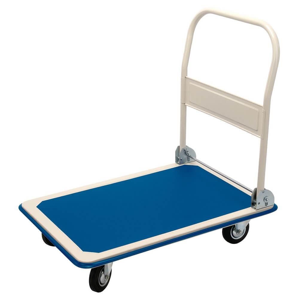 Draper 04692 Platform Trolley With Folding Handle 900 X 600 X 850Mm 300Kg each
