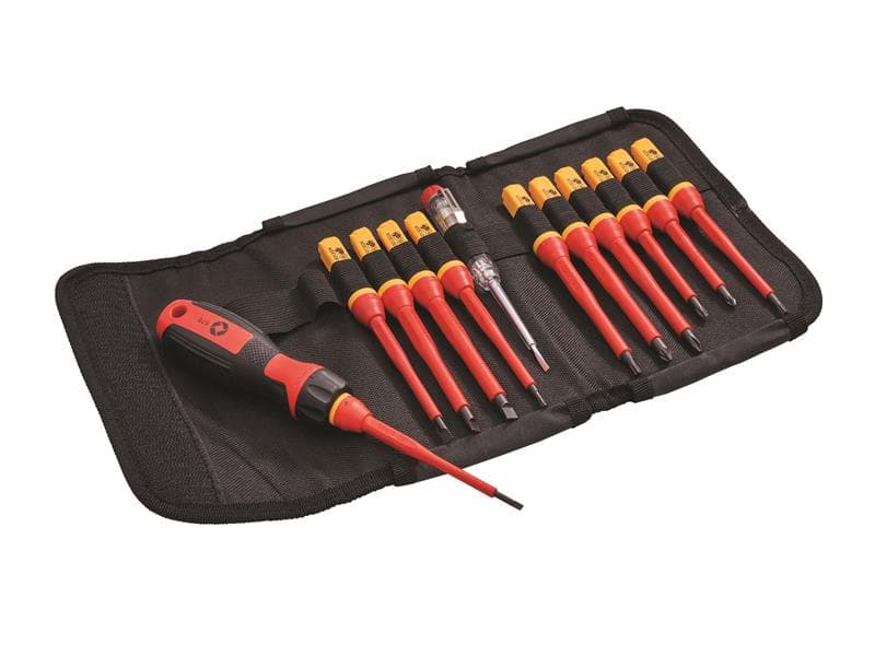 Faithfull Quick Change Vde Screwdriver Set 13 Piece