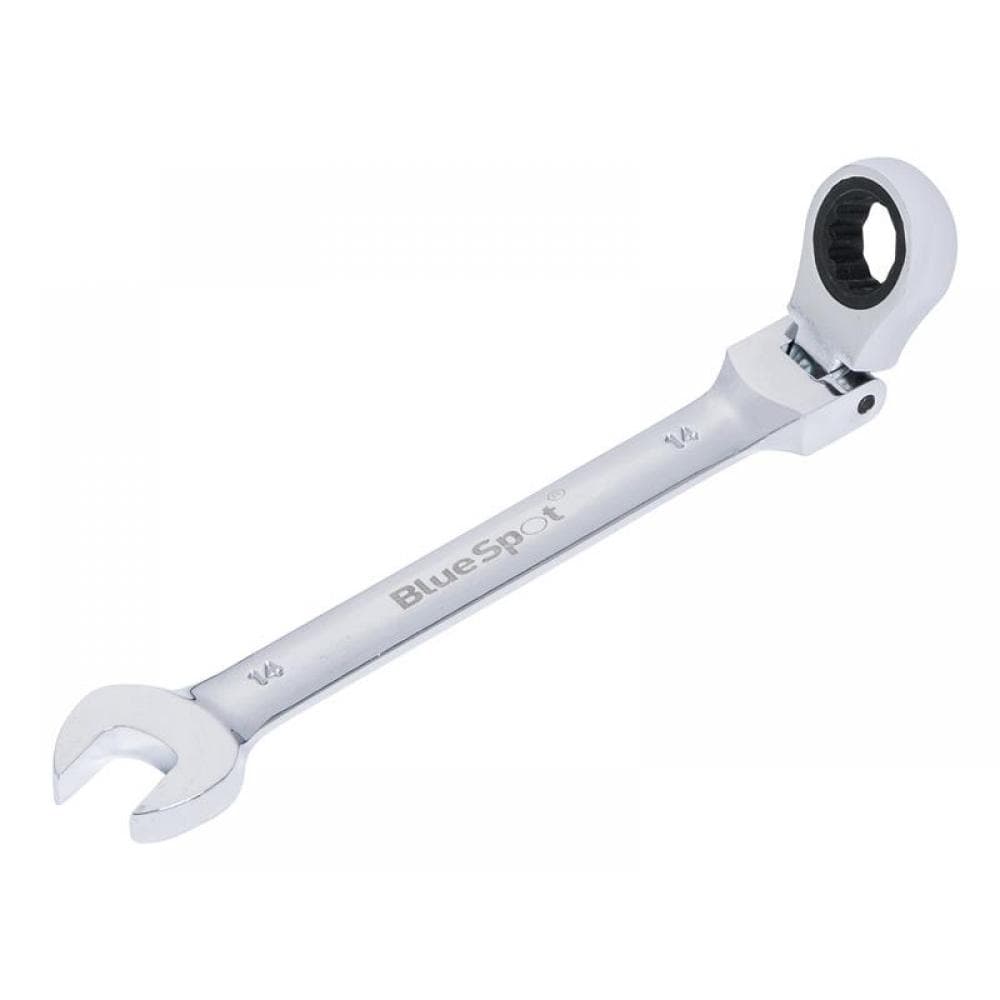 Bluespot Tools 5109 180° Flexible Head Ratchet Spanner 14Mm