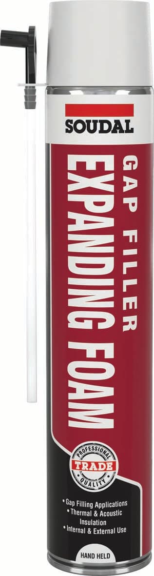 Soudal Gap Filler Expanding Foam - Hand Held Champagne 750Ml 116744