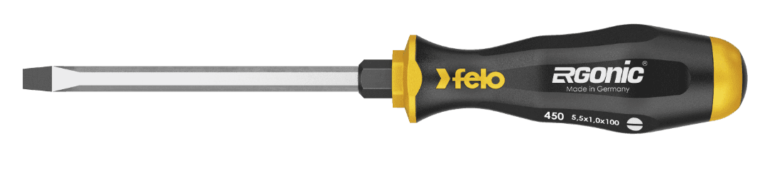 Felo FE45008040 Sd Ergonic Hammer Cap Slotted Sl 8 0 X 1 2 X 150