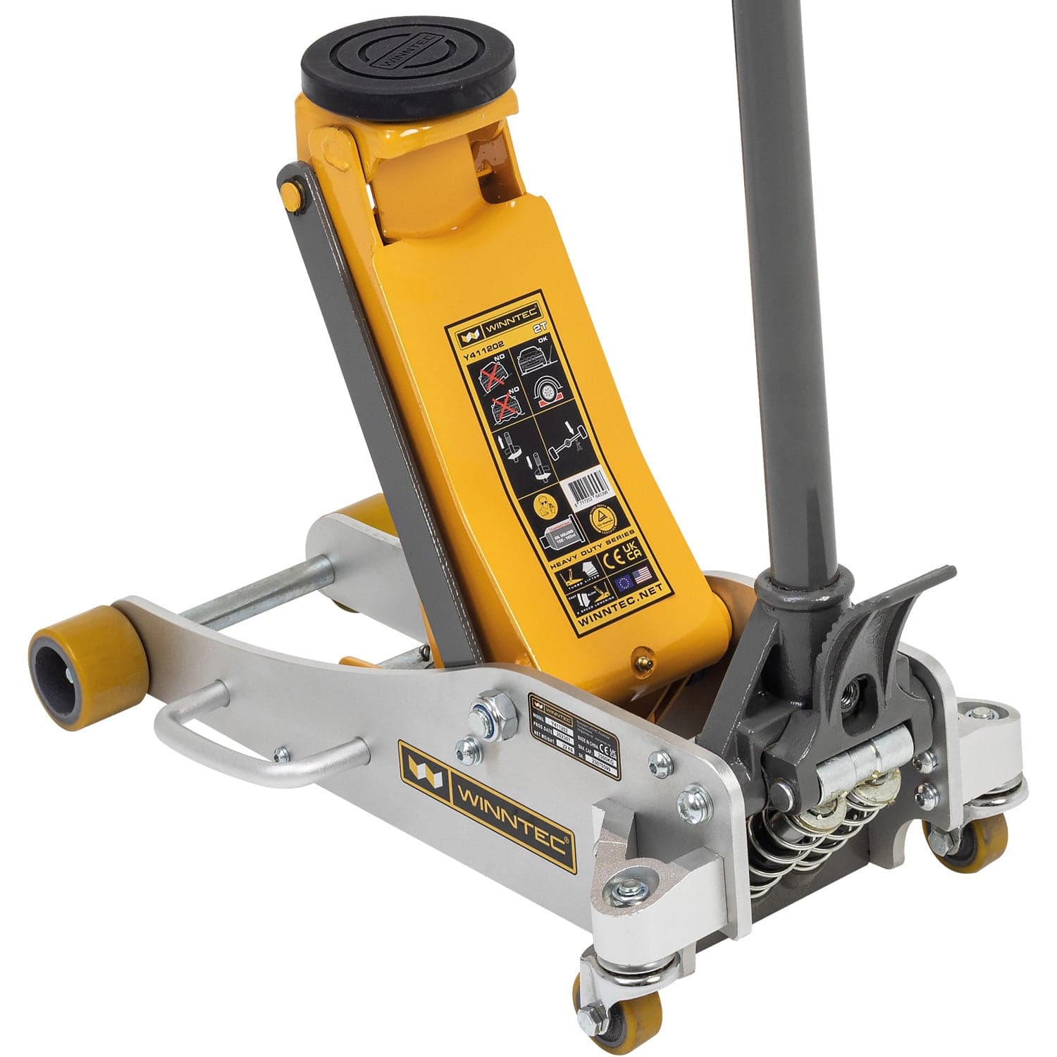 Winntec® 2 Ton Aluminium / Steel Trolley Jack 09707