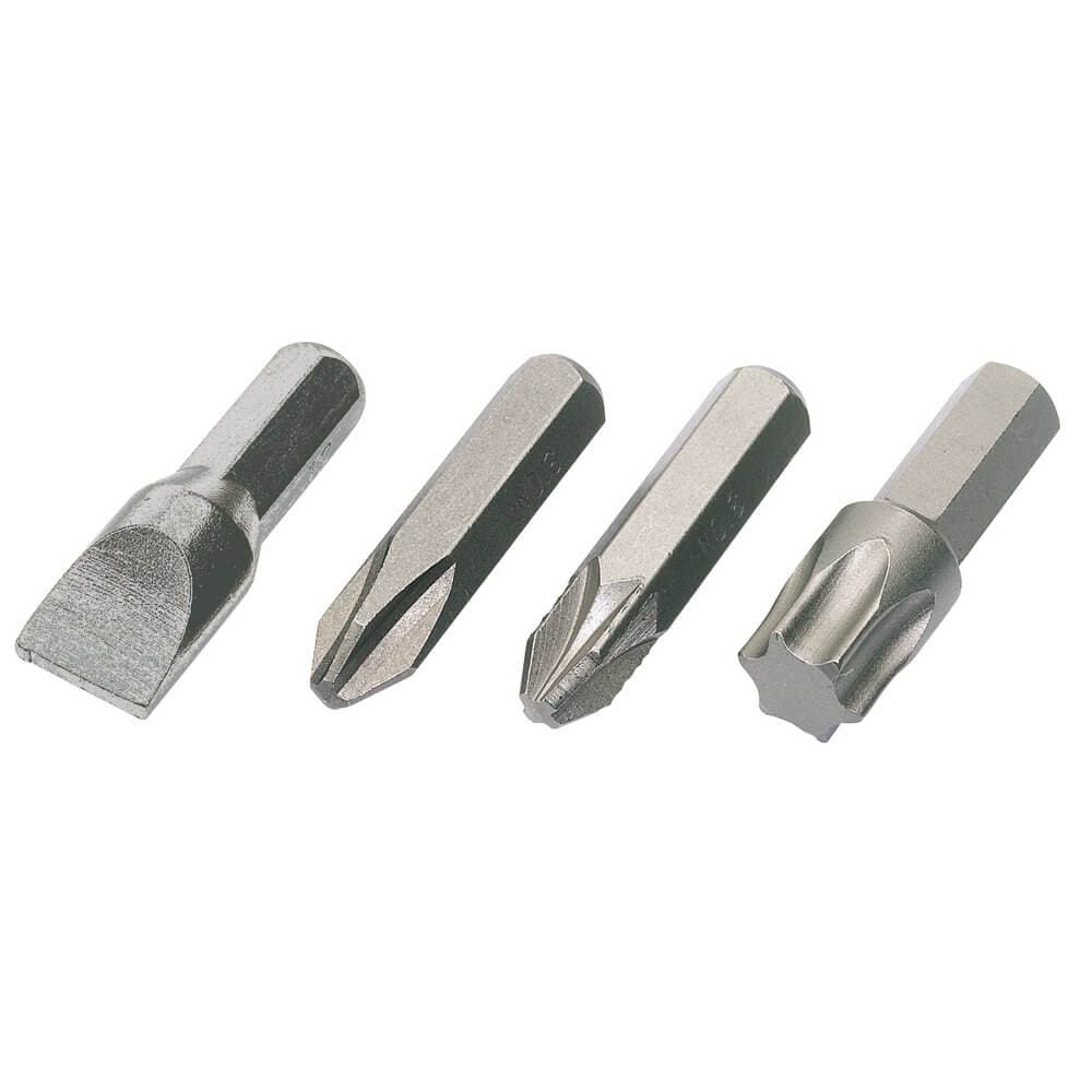 Draper 30904 Plain Slot Impact Screwdriver Bit 8Mm each