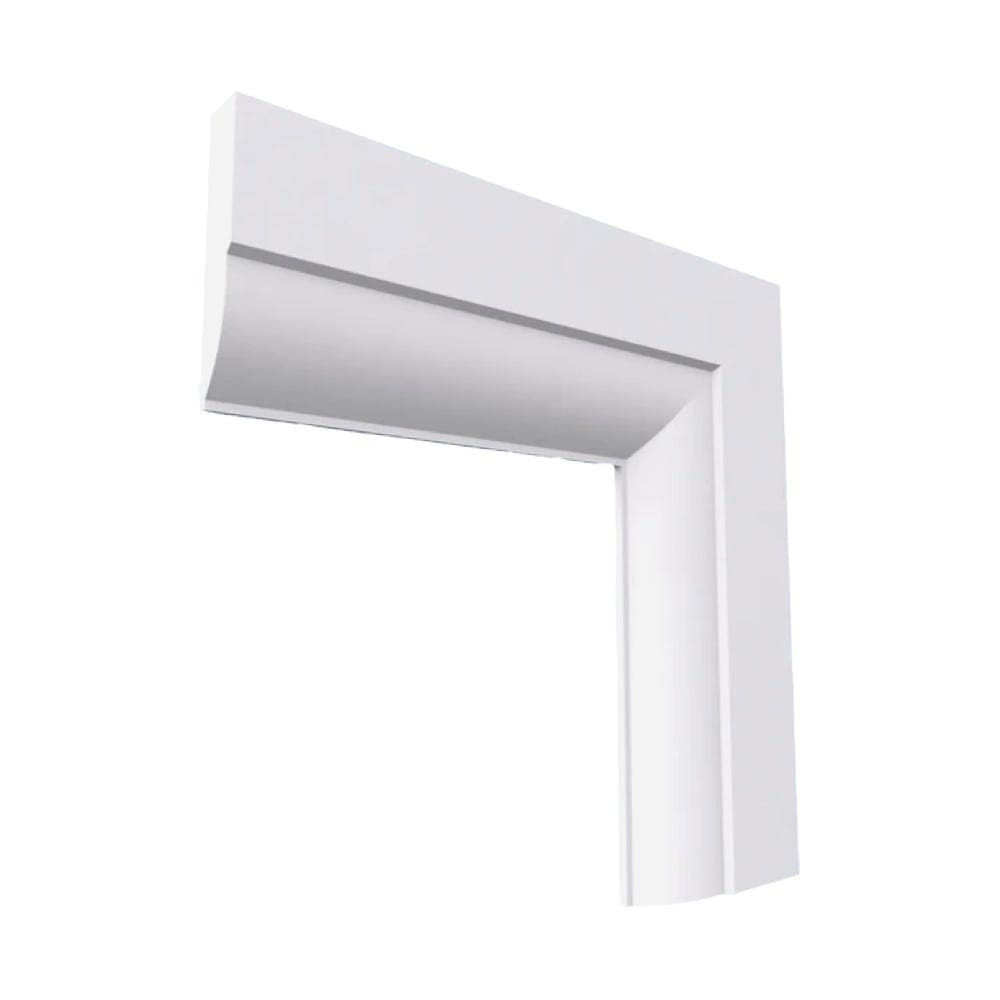 Ovolo MDF Architrave White Primed 4200mm x 80mm x 18mm
