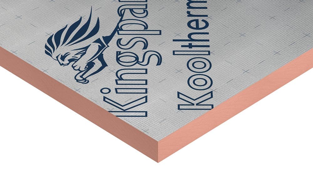 Kingspan Kooltherm K15 Rainscreen Board 2400mm x 1200mm x 70mm - Pack of 4 | 11.52m2