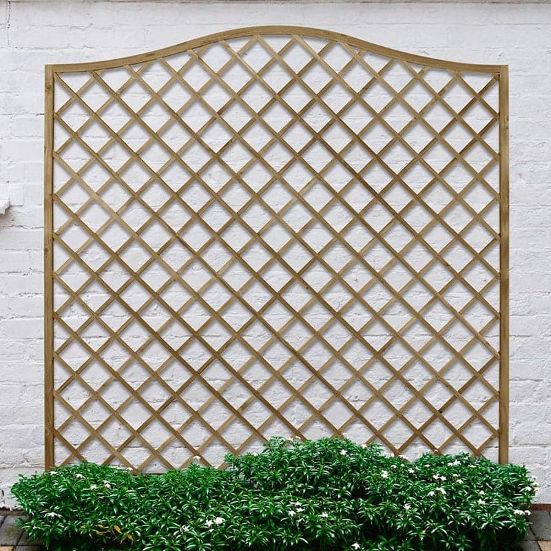 Forest 6' x 6' Pressure Treated Europa Hamburg Decorative Garden Screen Panel (1.8m x 1.8m)