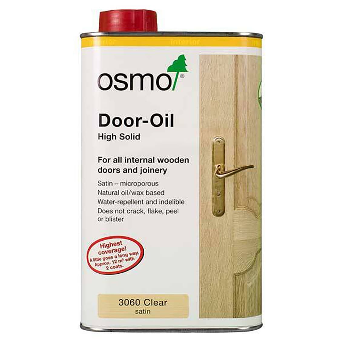Osmo Door Oil Clear Satin 1L