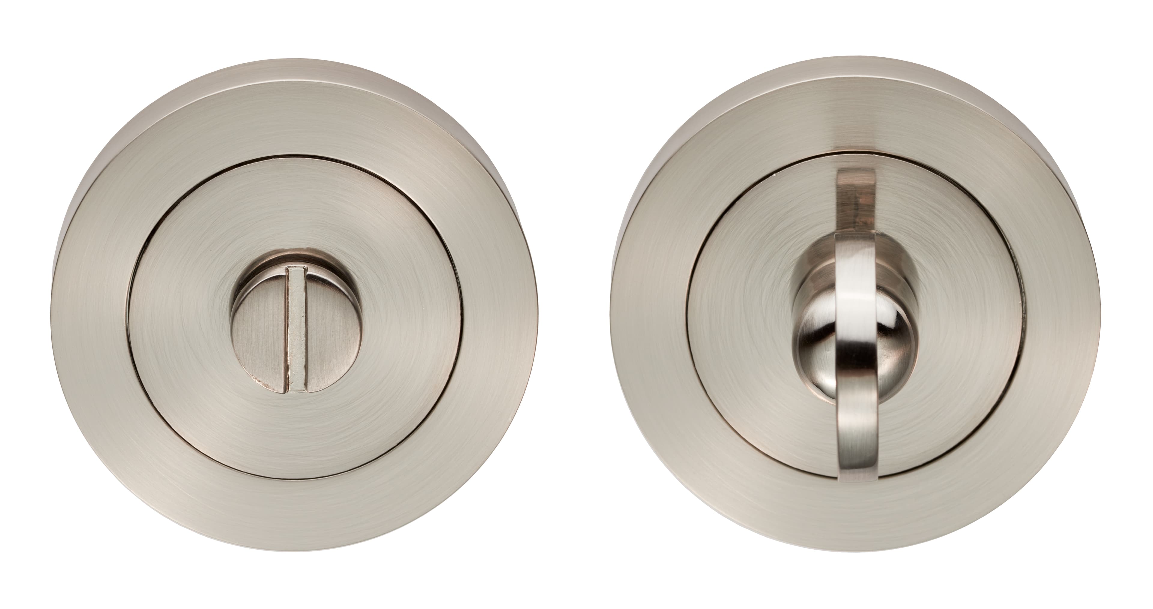 Carlisle Brass Ltd Carlisle Brass Turn & Release On Concealed Fix Round Rose Satin Nickel
