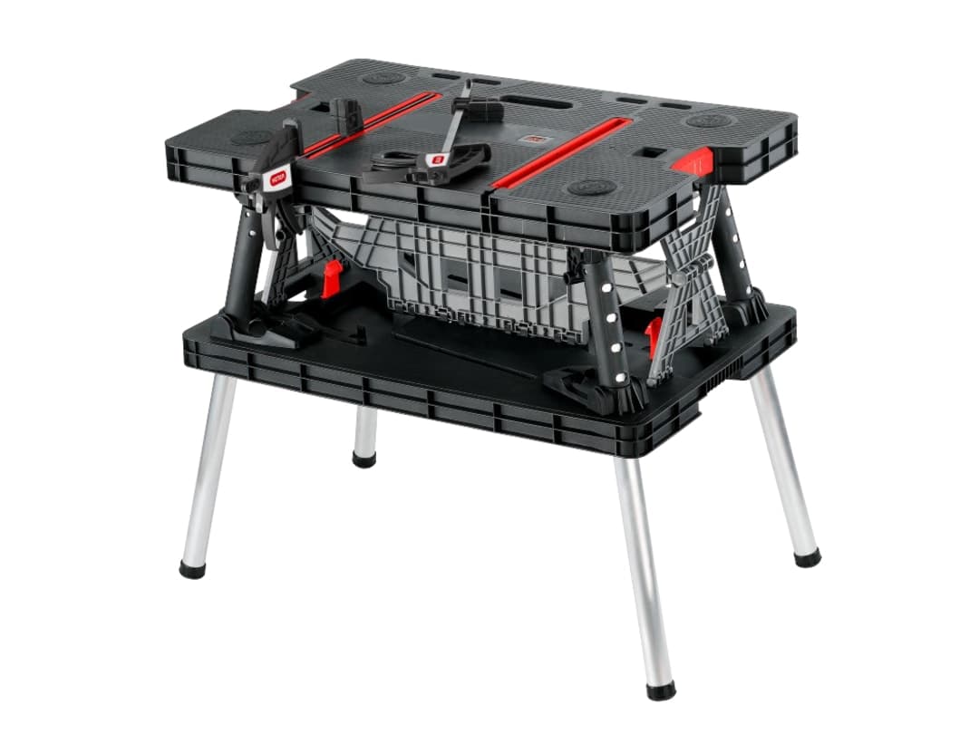 Keter Folding Work Table with Clamps 237005