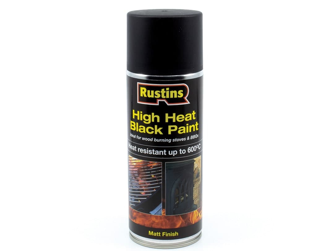 Rustins High Heat Aerosol 400ml Black HRBL400