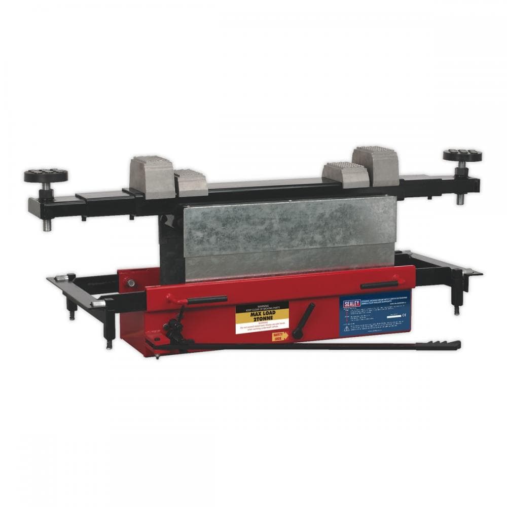 Sealey SJBEX200 Jacking Beam 2 Tonne With Arm Extenders & Flat Roller Supports