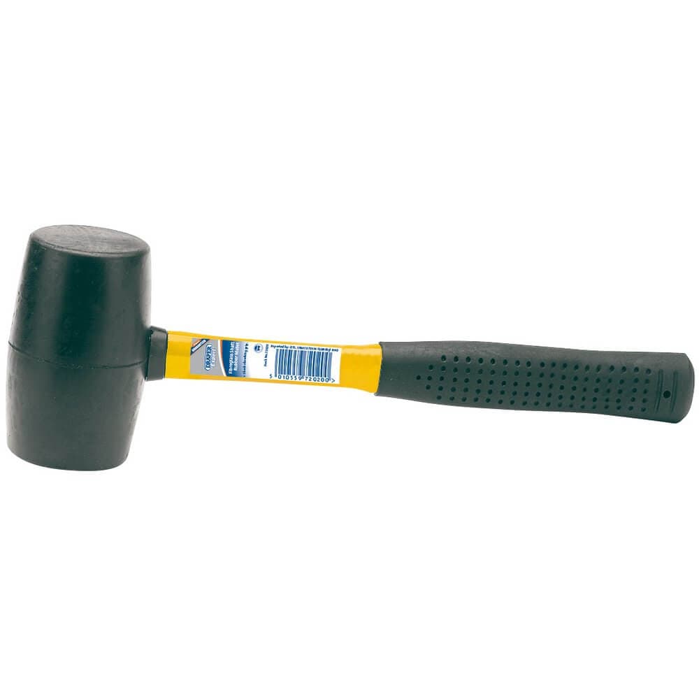 Draper Expert 72020 Rubber Mallet With Fibreglass Shaft 680G/24Oz each