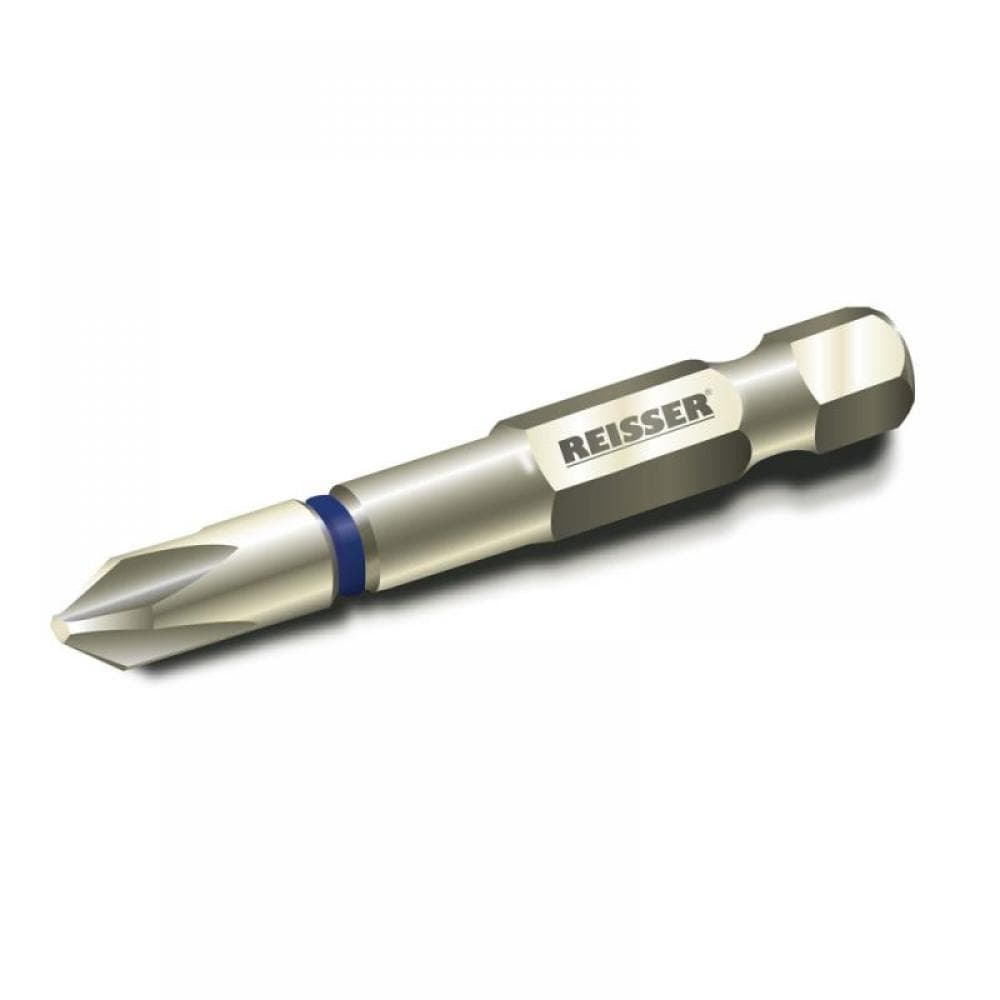 Reisser IMPPZ0250W Torsion Impact Screwdriver Bit E6.3 X 50 (Wallet 1Pc) Pz2