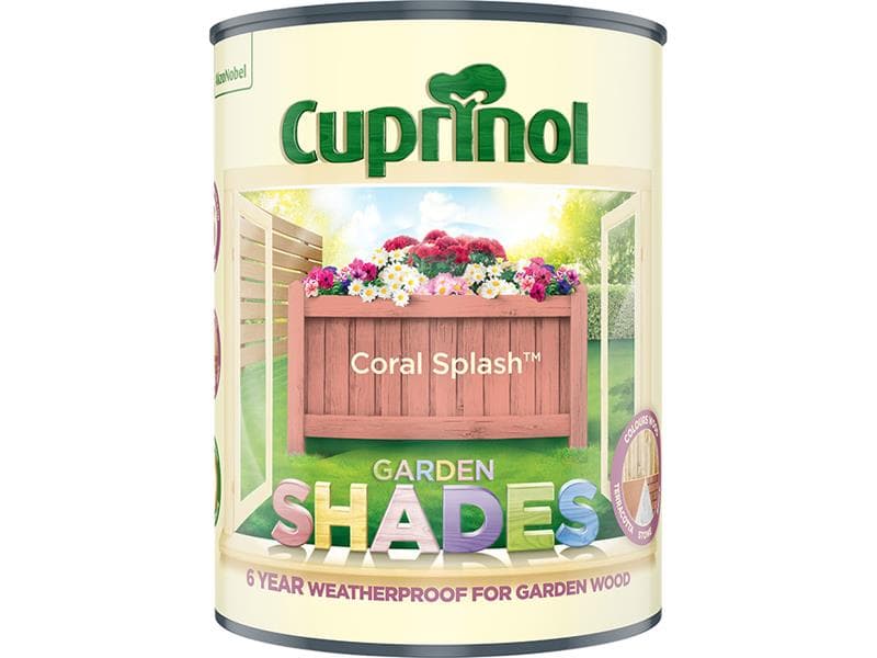 Cuprinol 5839346 Garden Shades Coral Splash 1L