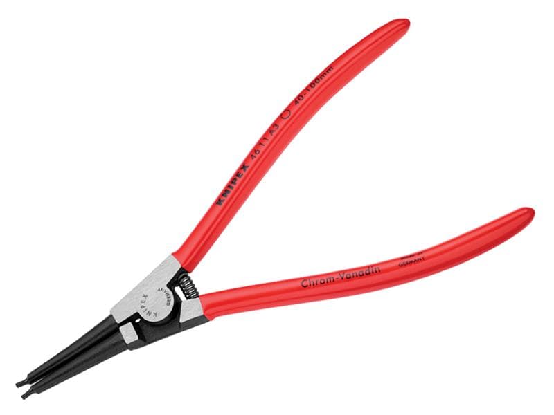 Knipex 46 11 A3 SB Circlip Pliers External Straight 40 - 100Mm A3