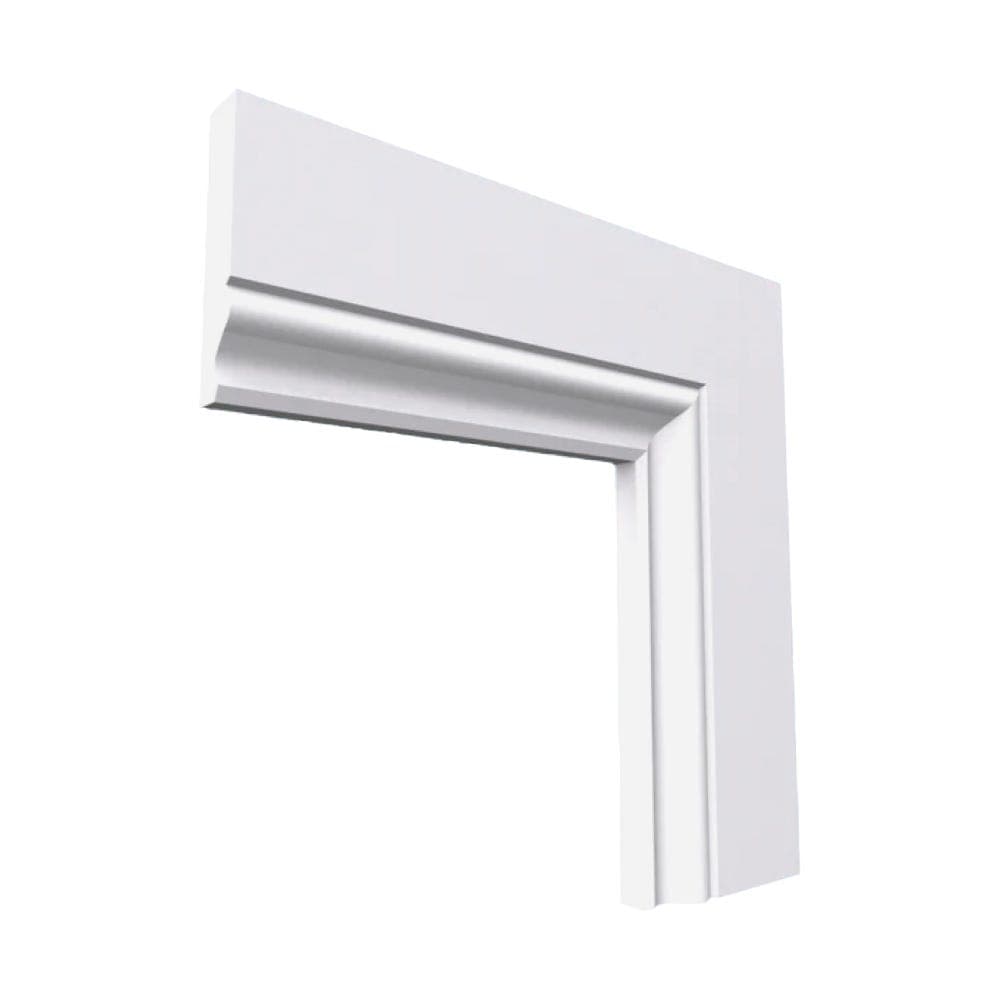 Ovolo Mini MDF Architrave White Primed 4200mm x 70mm x 18mm