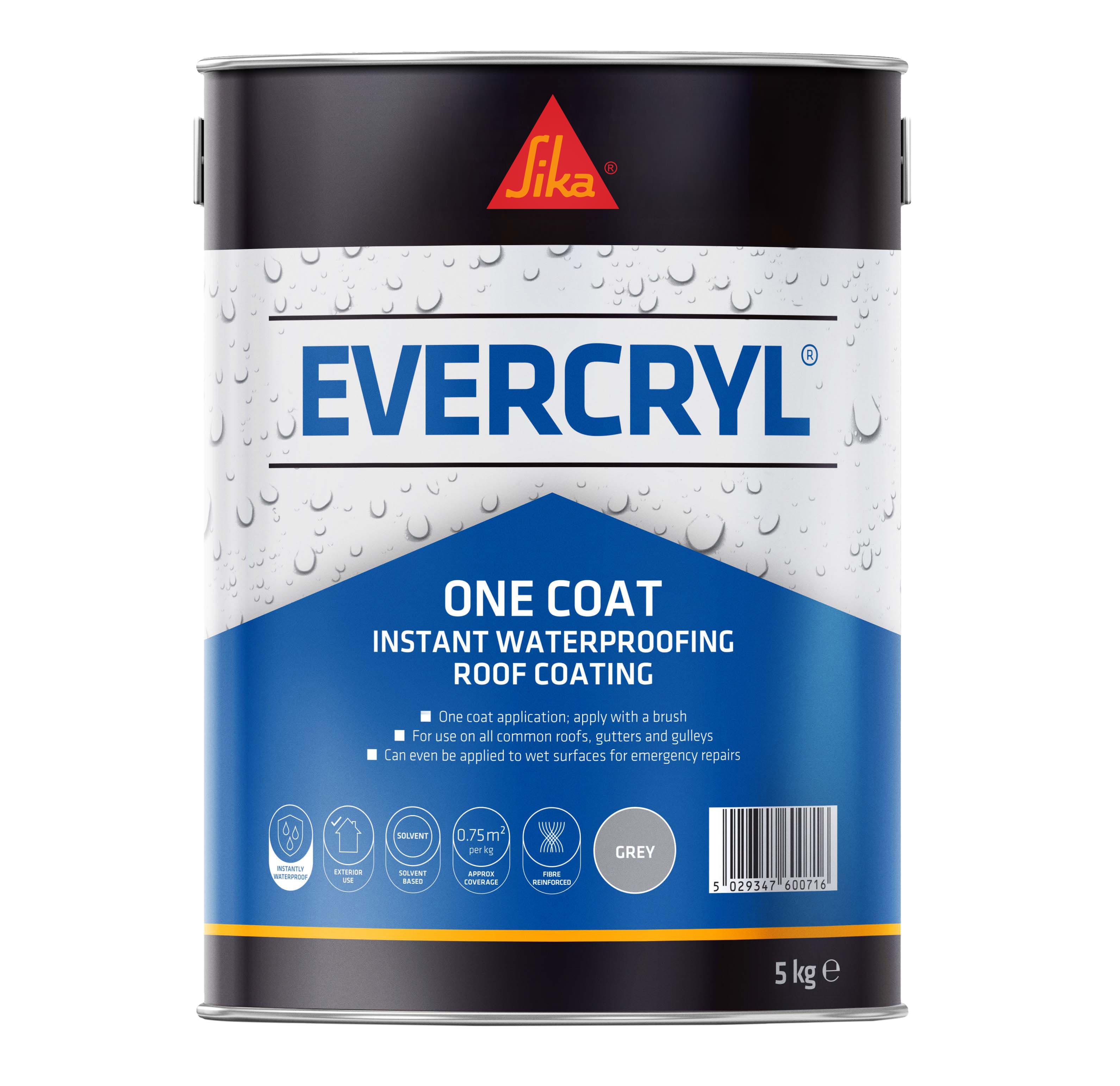 Sika Evercryl One Coat Grey 5kg