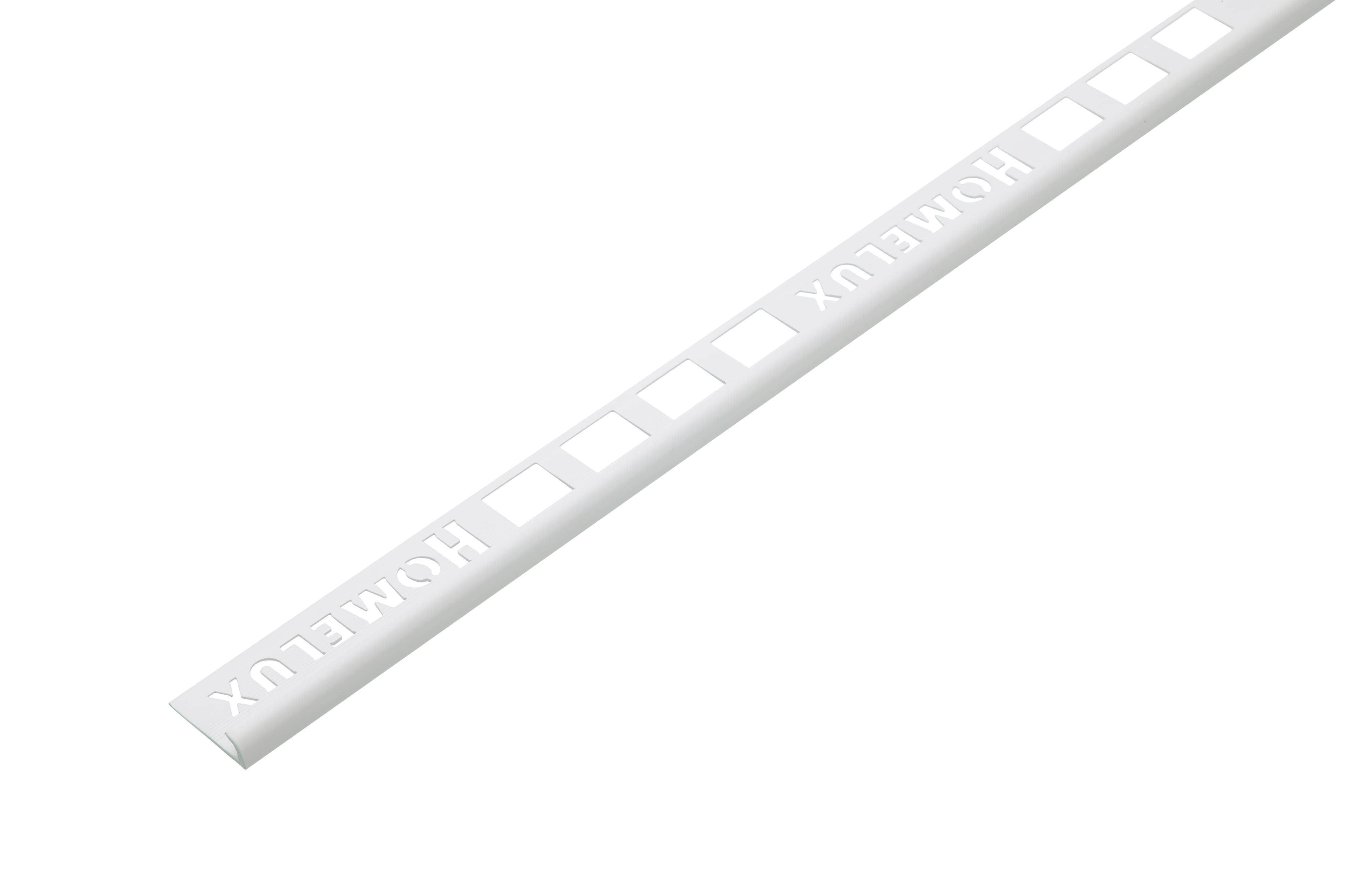 Homelux Tile Trim Standard 2500 x 6mm White
