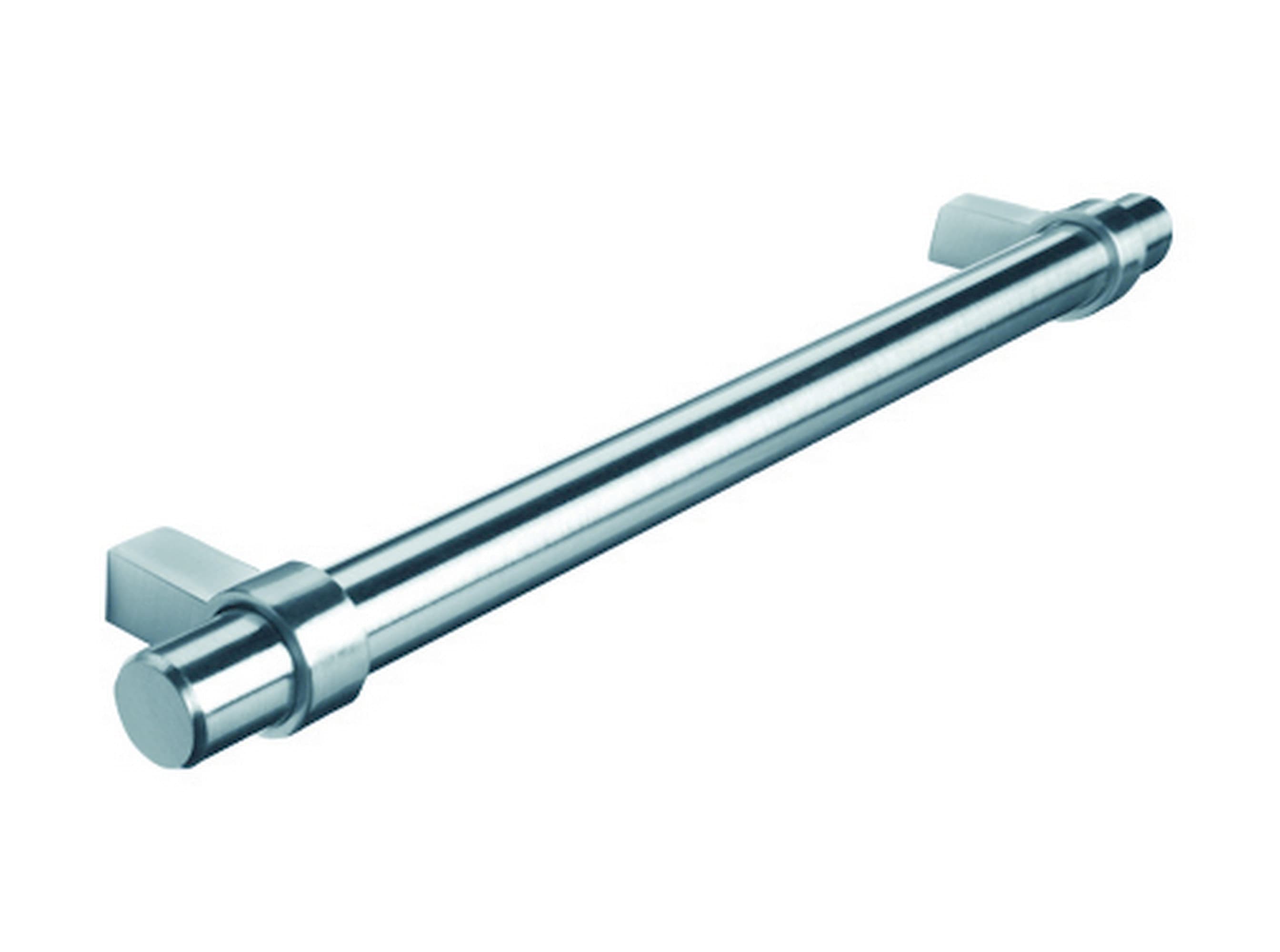 Gower Ringed Bar Handle Stainless Steel Effect 192mm Centre