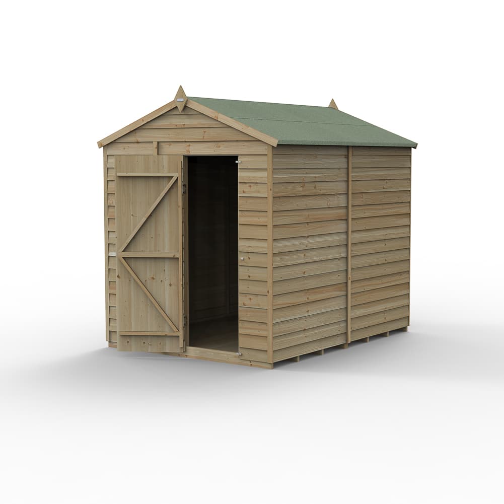 4LIFE Apex Shed 6 x 8 - Single Door - No Window