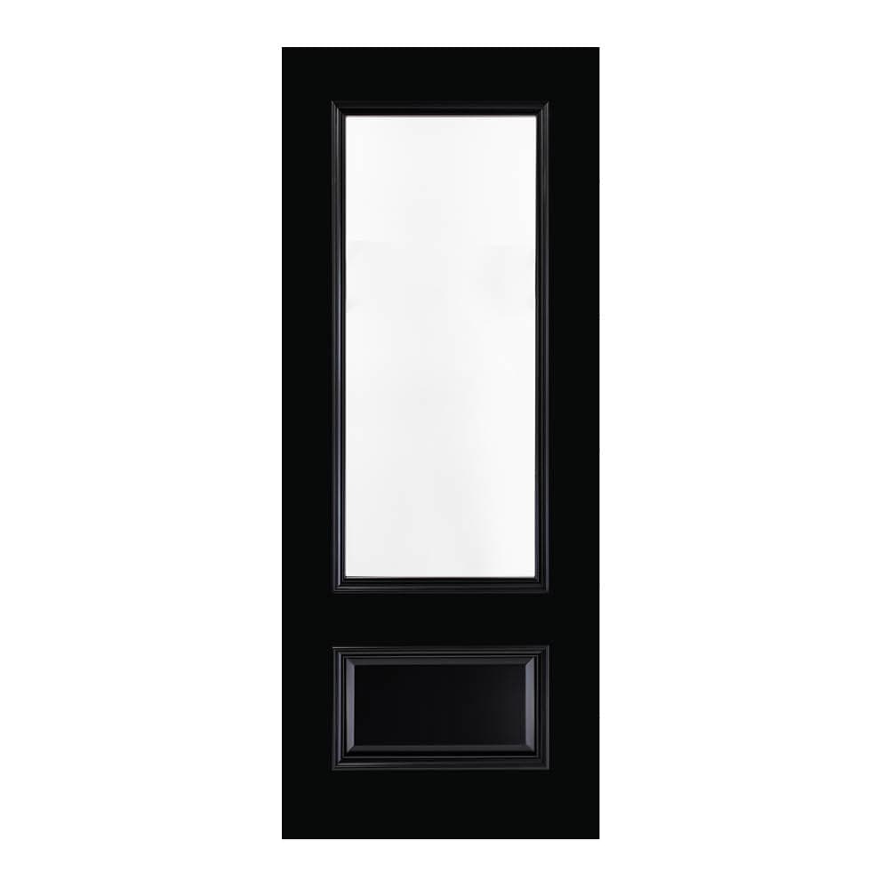Deanta Sandringham Black Finish Bevelled Glaze 1981mm x 610mm x 35mm