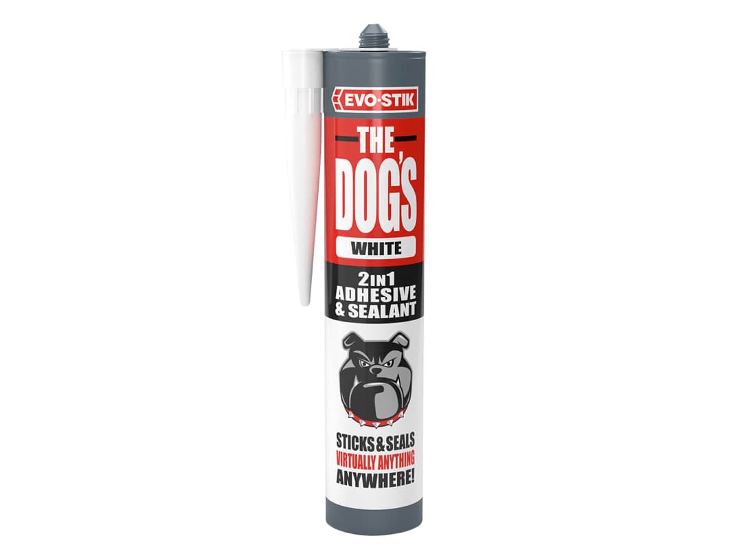 EVO-STIK The Dog's 2-in-1 Adhesive and Sealant White 290ml 30630952