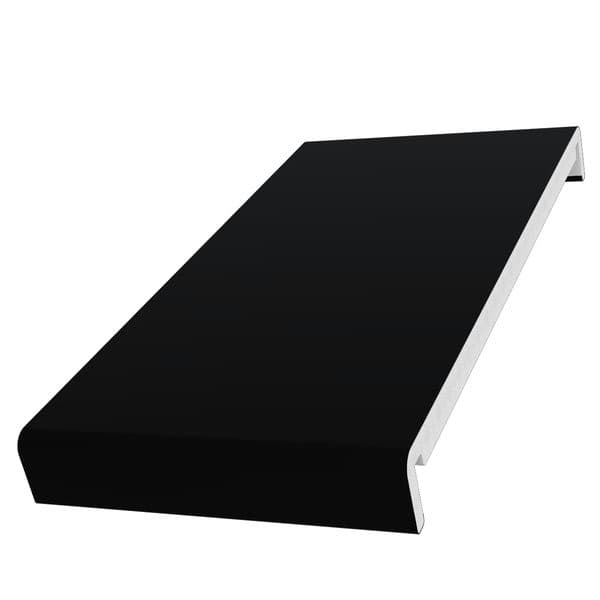 410mm Black Smooth Fascia Board - 18mm x 1.25mtr