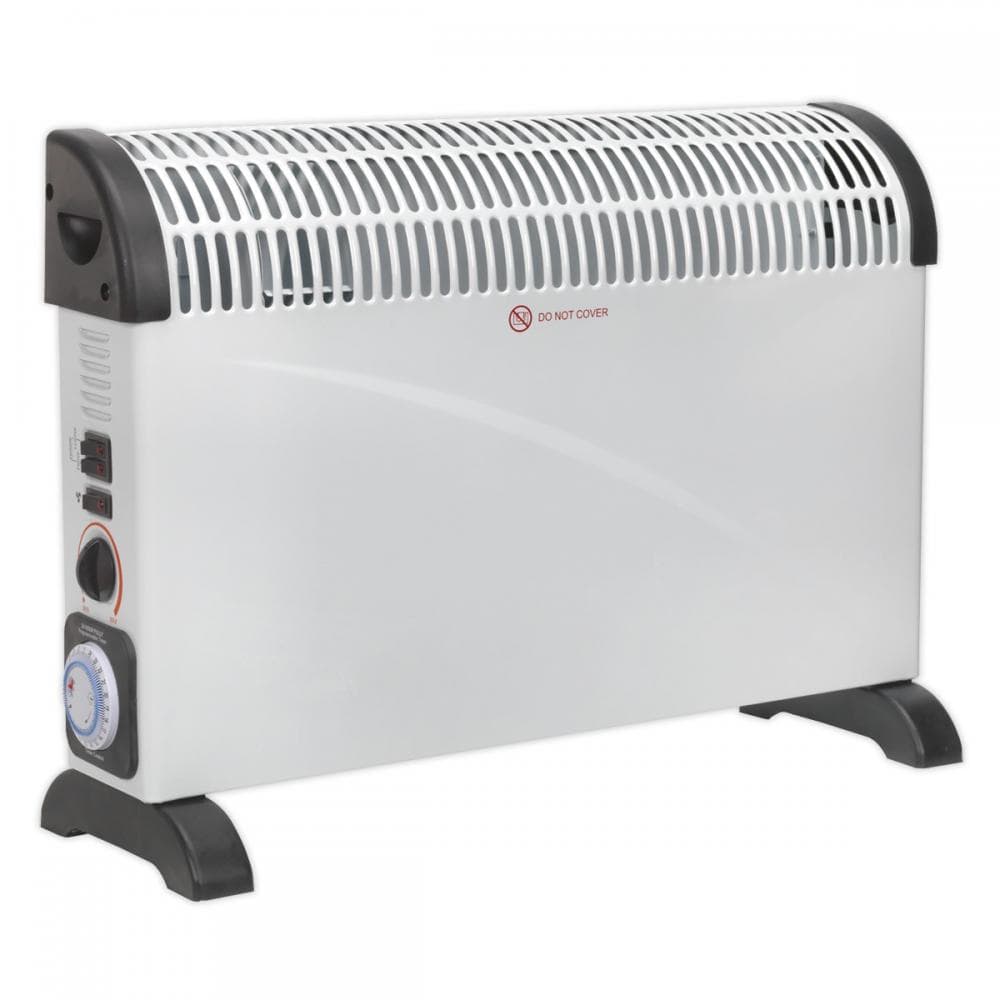Sealey CD2005TT Convector Heater 2000W/230V With Turbo Timer & Thermostat