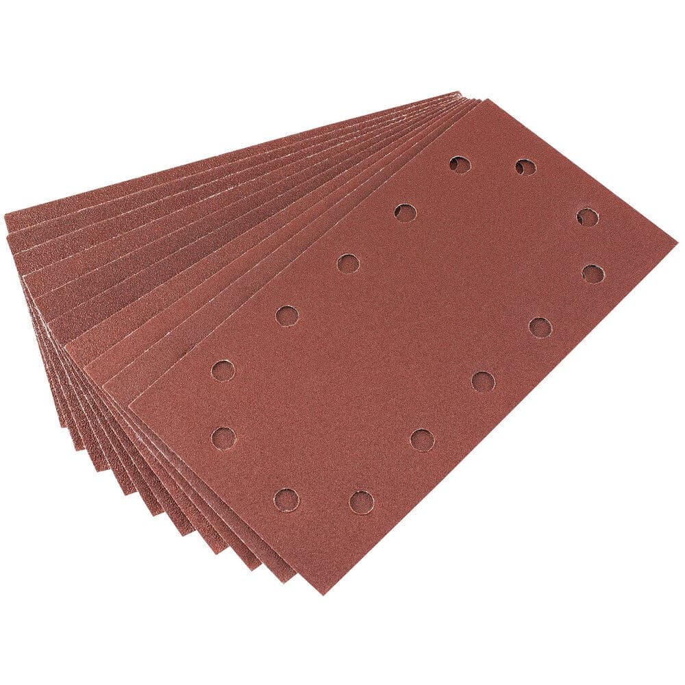 Draper 92296 Assorted Aluminium Oxide Sanding Sheets 115 X 227Mm (Pack Of 10) each