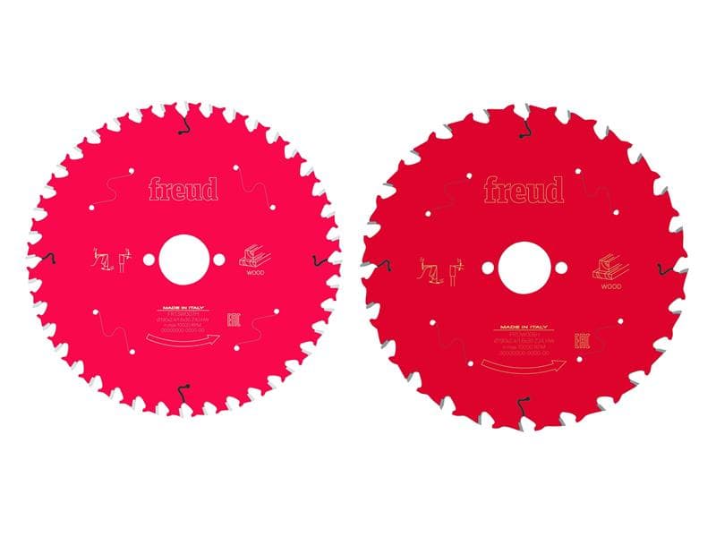 Freud F03FS09893 Wood Circular Saw Blade 2 Pack 190 X 30 X 2.4Mm X 24T / 40T