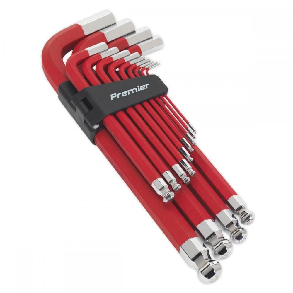 Sealey AK7187 Jumbo Ball-End Hex Key Set 13Pc Anti-Slip - Metric
