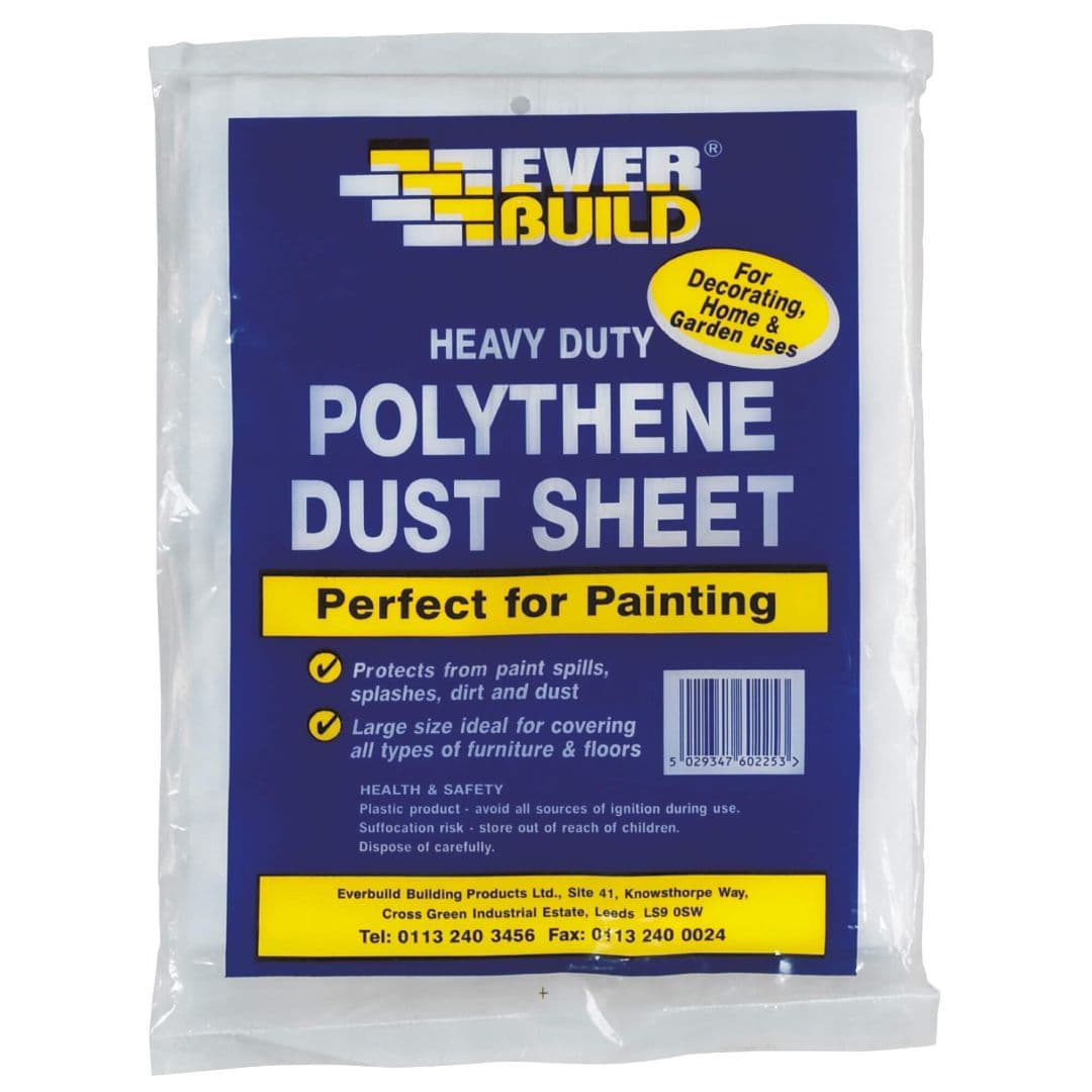 Everbuild Polythene Dust Sheet 12 X 9 0
