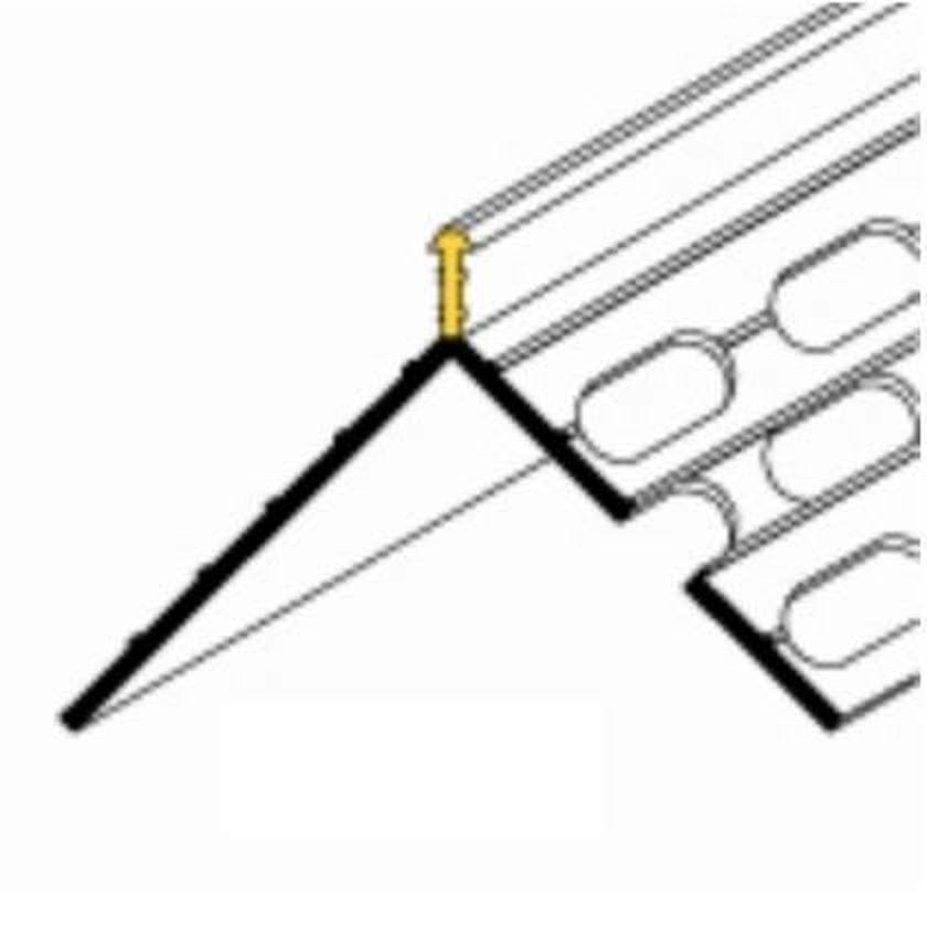 Plastic Wide Angle Bead 3000mm x 15mm (Pack of 34)