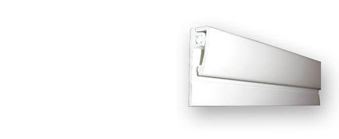 Hygiene Cladding Two Part Starter Trim - for 2-3mm Sheets x 3mtr Length White