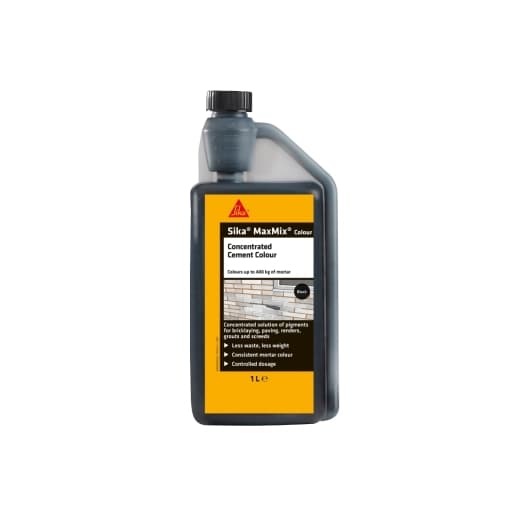 Sika Black Maxmix Cement Colour Dye, Size: 1L