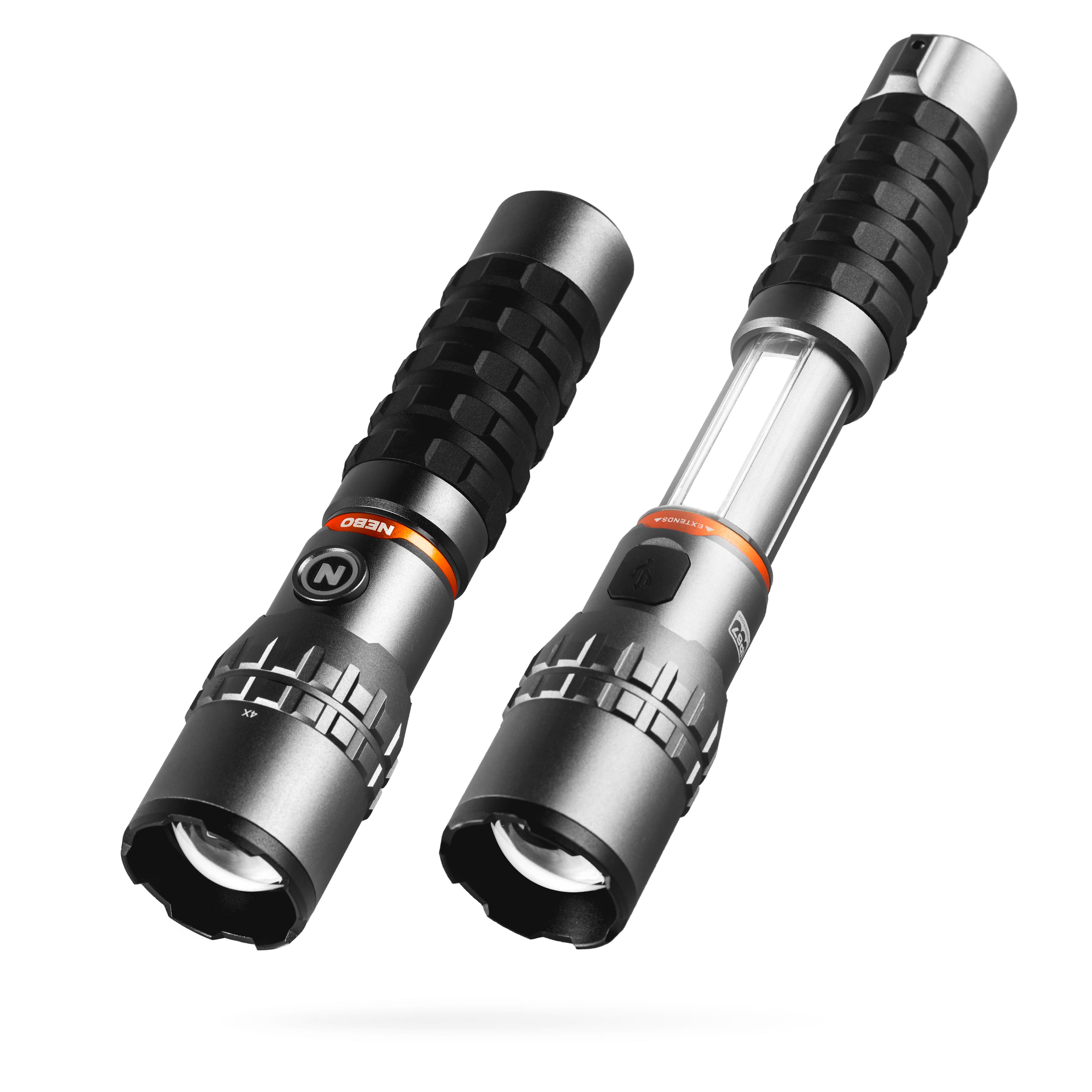 Nebo Grey Aluminium NEB-WLT-1003-G Slyde King 2K Torch, 409m