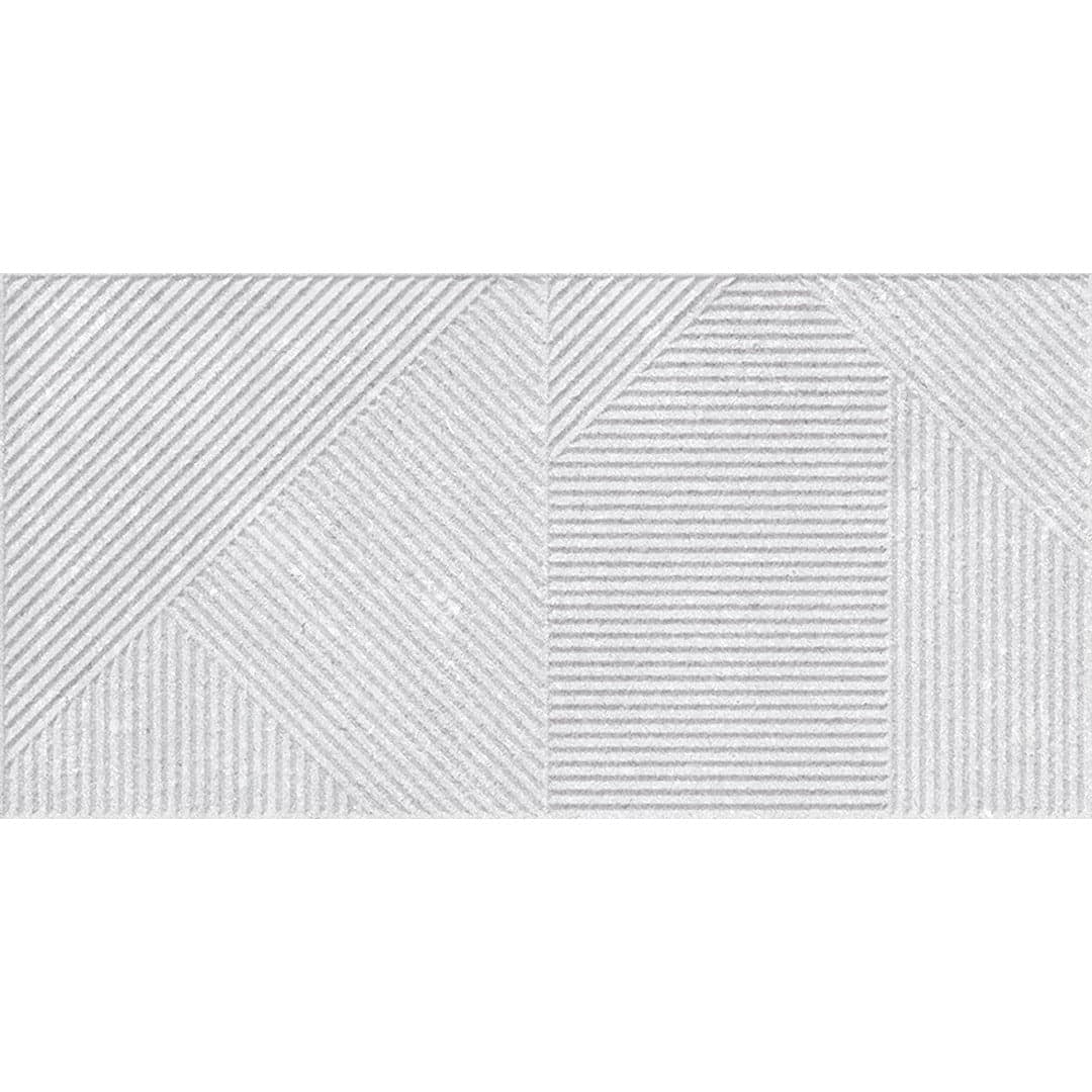 Lyric Grey Stone Effect Decor Wall Tile 30x60cm