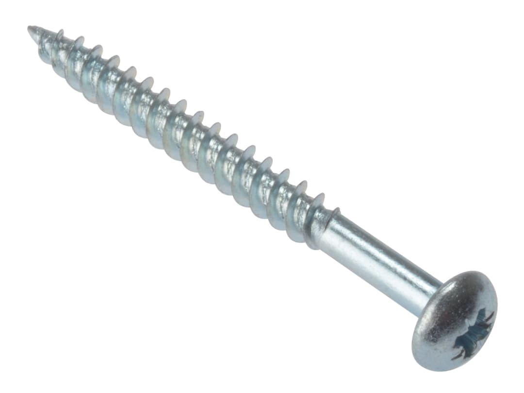 ForgeFix General Purpose Pozi Compatible Screw Round Head TT ZP 2in x 10 Box 200 RH210ZP