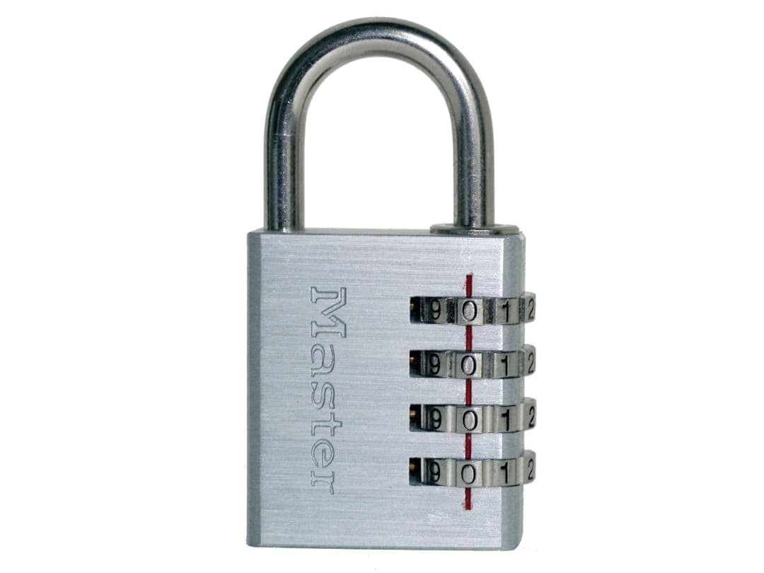 Master Lock Aluminium 40mm 4-Digit Combination Padlock 7640EURD